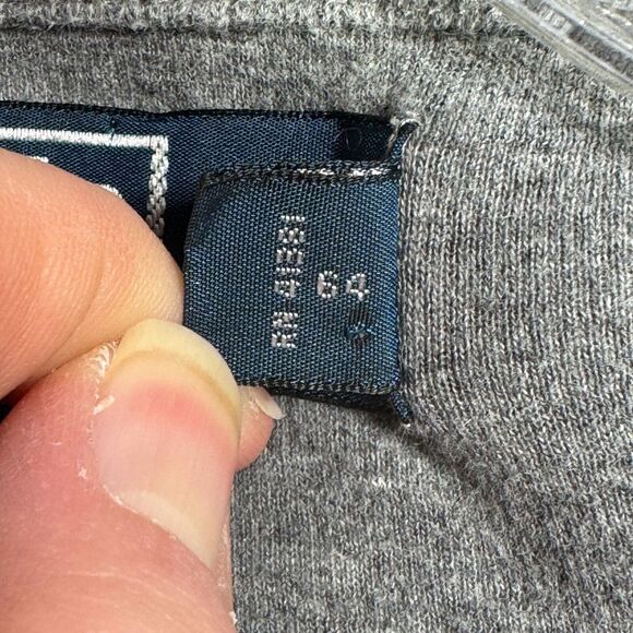 VTG Polo Ralph Lauren Sweater 2XL Gray 1/4 Zip Pullover Long Sleeve Golf Preppy - Picture 9 of 11